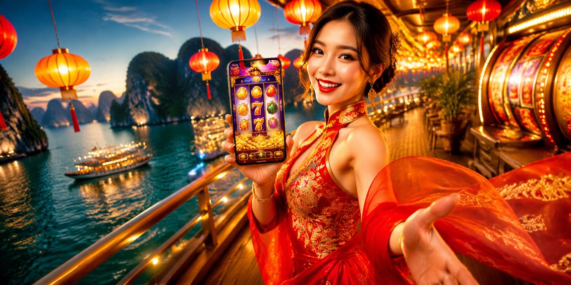 Khung cảnh trò chơi slot game tại Hội An